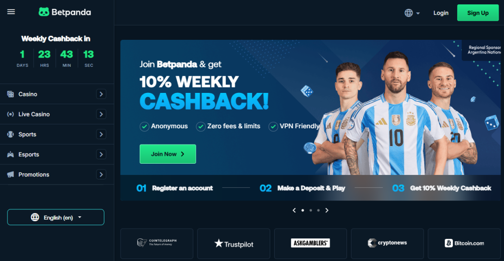 1. Betpanda.io – Premium Archery Casino Game Experience 