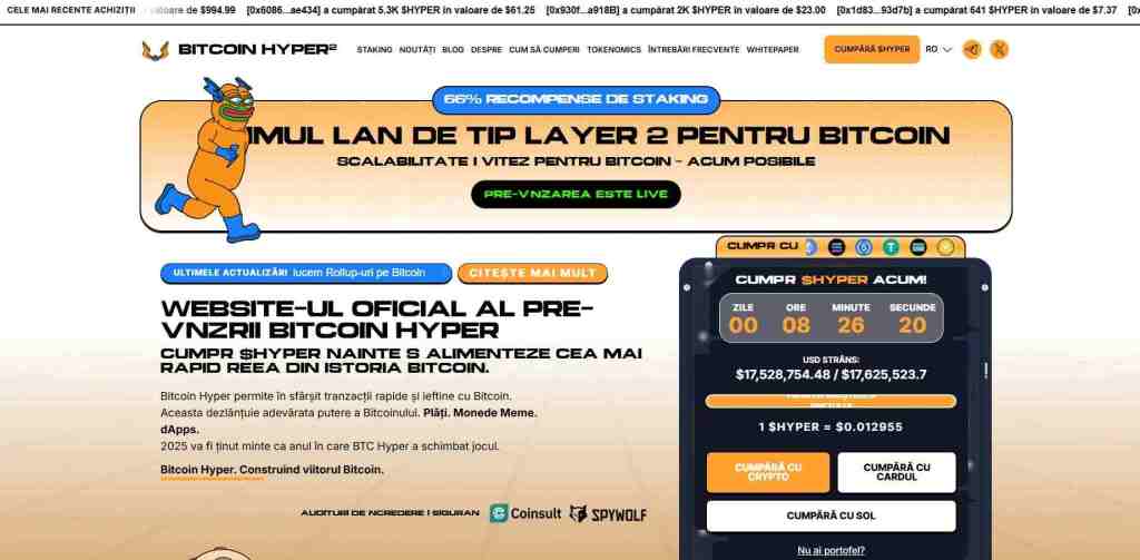 Bitcoin Hyper noul Layer-2 care promite să ducă rețeaua Bitcoin la un alt nivel