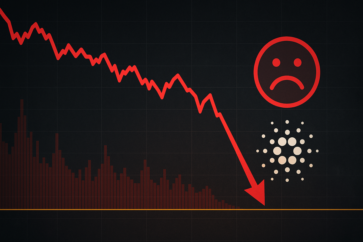 Cardano Sentiment Crashes To 5-Month Low As ADA Defends Key Price Level
