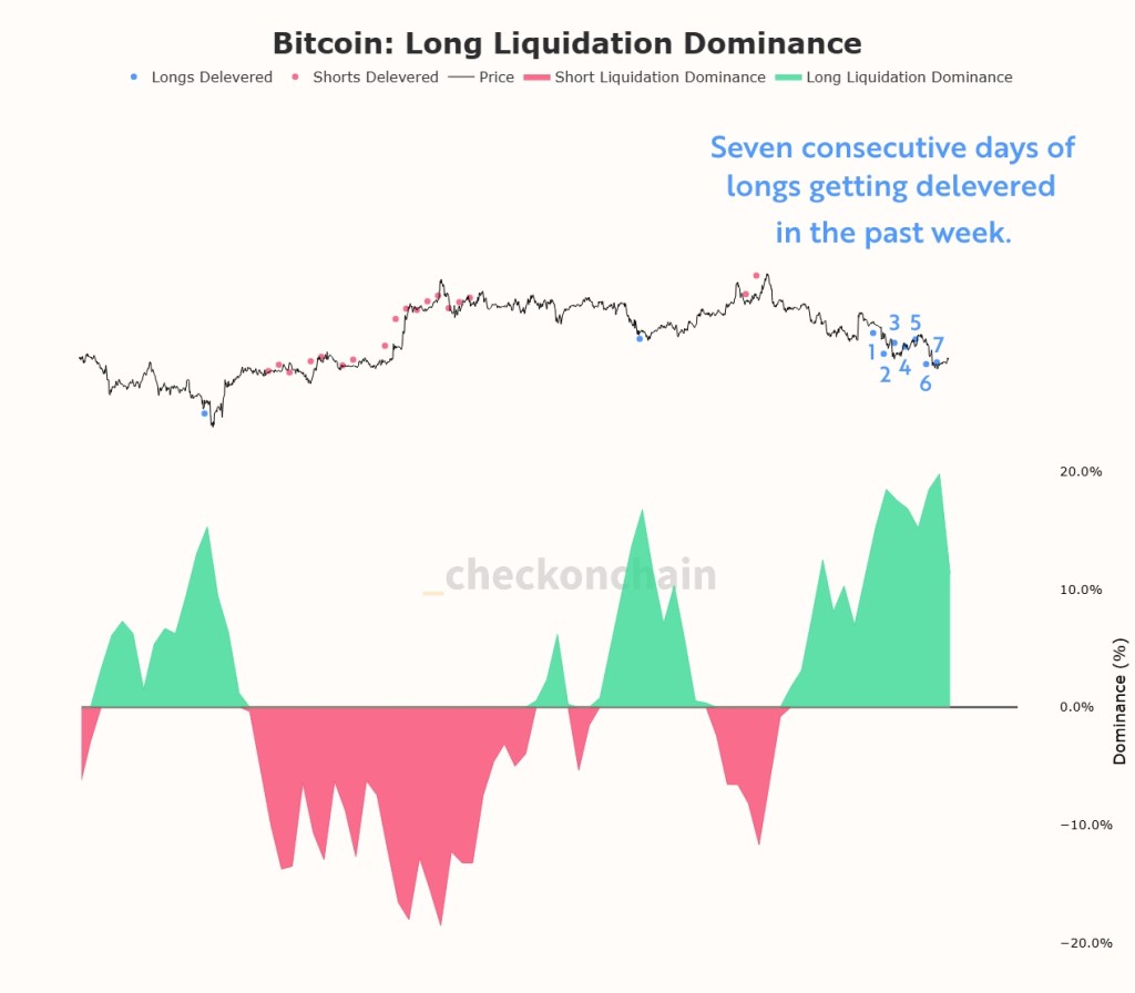 Bitcoin Long Liquidiation Remonance