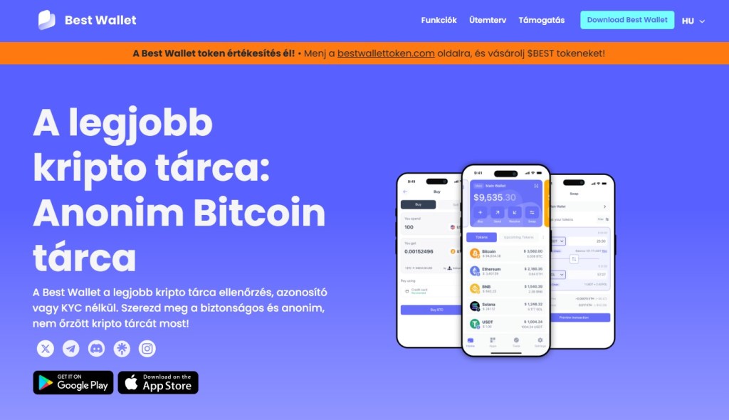 Best Wallet: „Az első igazi kriptobank”