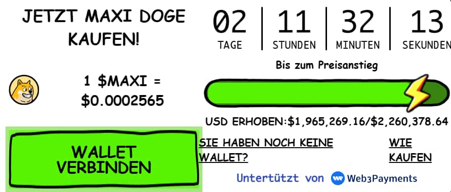Maxi Doge auswählen und kaufen