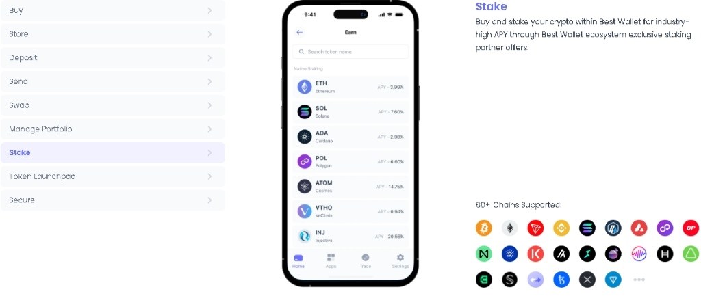 Nákup a staking USDT