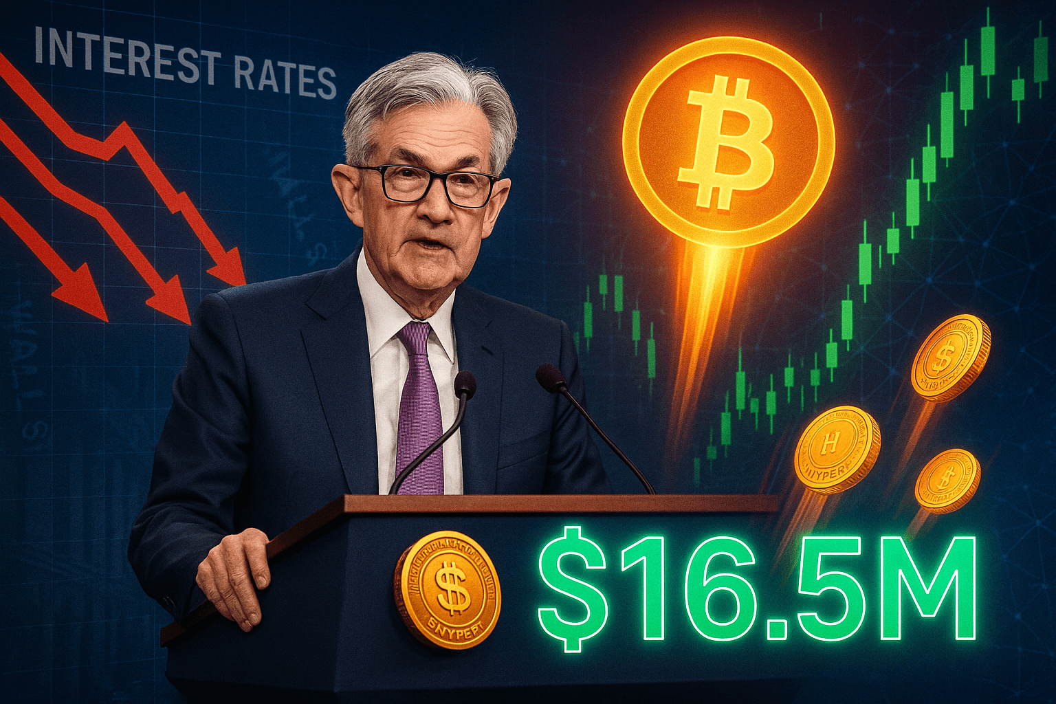 Powell’s Rate Cut to Fuel Bitcoin Momentum – Bitcoin Hyper Presale Skyrockets Past $16.5M
