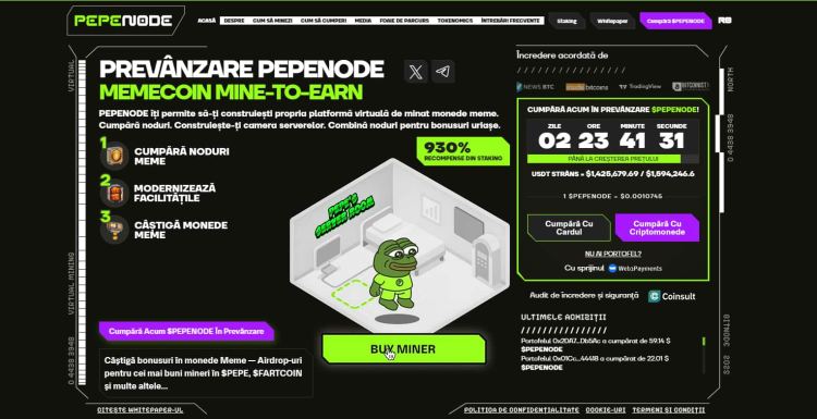Prăbușirea acțiunilor crypto treasury investitorii se refugiază în presale-uri sigure precum PEPENODE