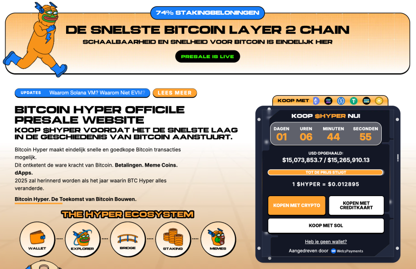 Bitcoin Hyper presale $HYPER