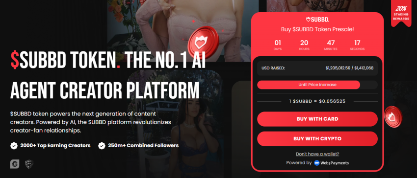 AI voorspelt: SUBBD presale