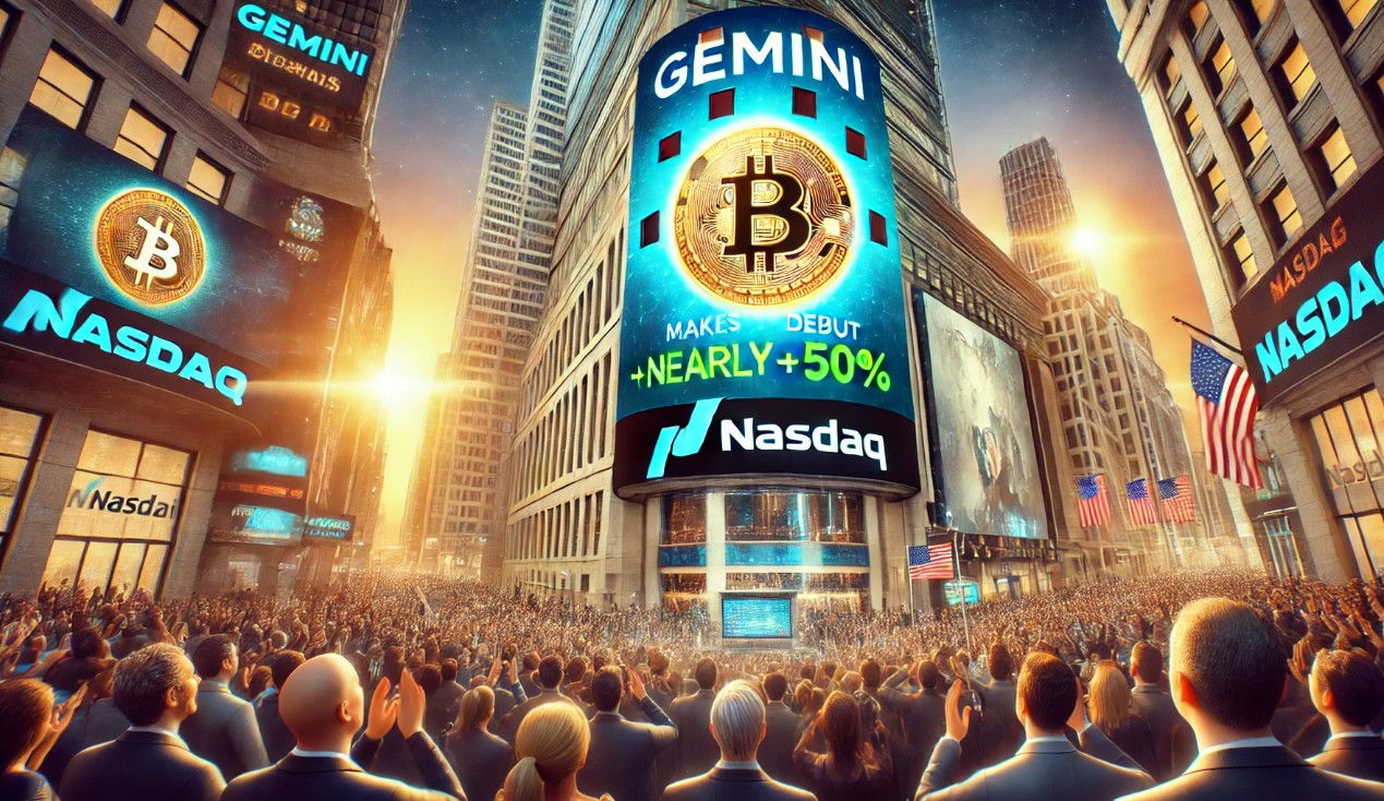 Bitcoin Exchange Gemini Makes A Splash On Nasdaq Debut, Jumping Nearly 50%