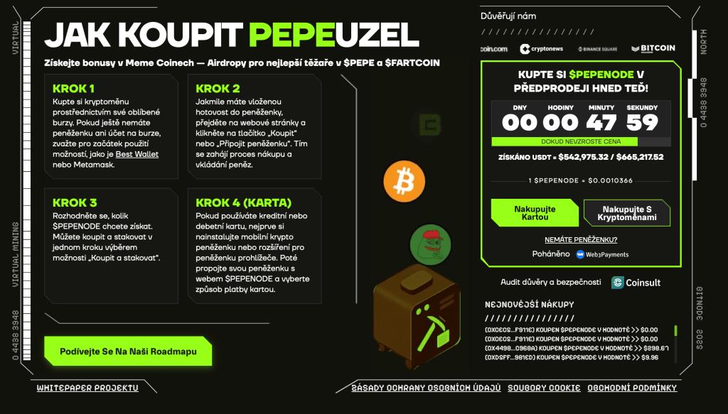 Jak koupit PEPENODE