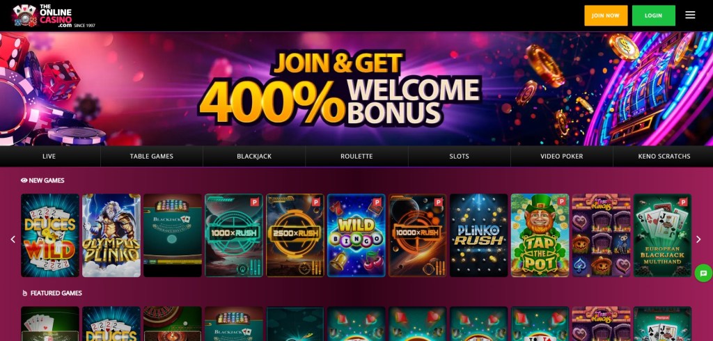 7. The Casino Online — Accessible & User-Friendly Experience