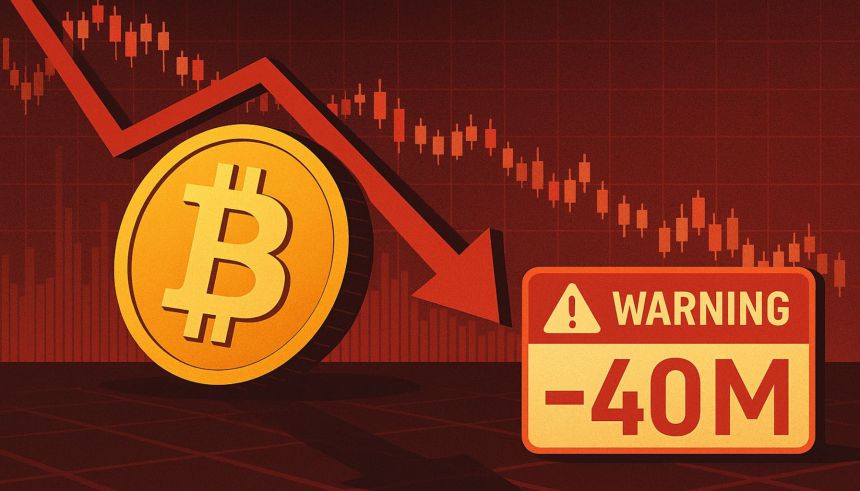 Bitcoin Net Liquidations Stay Negative Near $40M: Analyst Warns Downside Still In Play