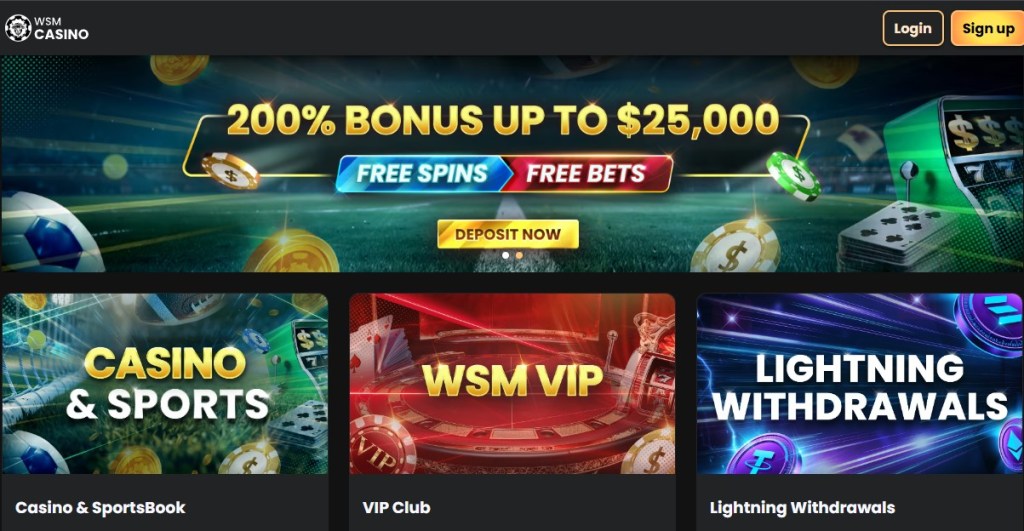 6. WSM Casino – Reliable Football Odds and Expanding International Coverage