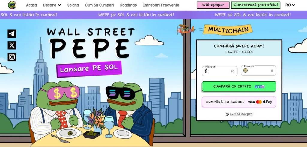 Wall Street Pepe (WEPE) comunitatea care poate schimba jocul