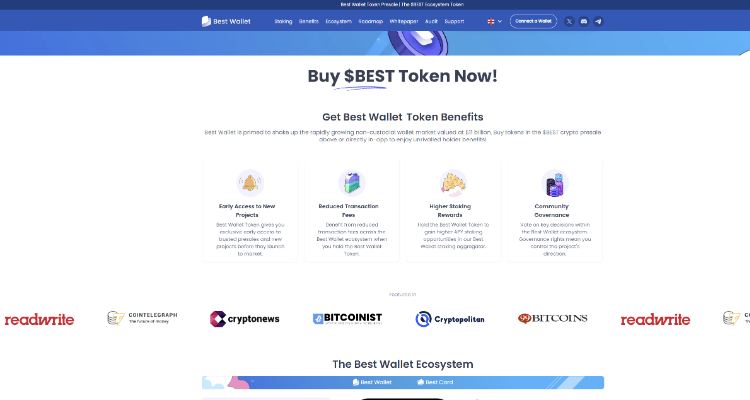 Kaip nusipirkti Best Wallet Token ($BEST)?
