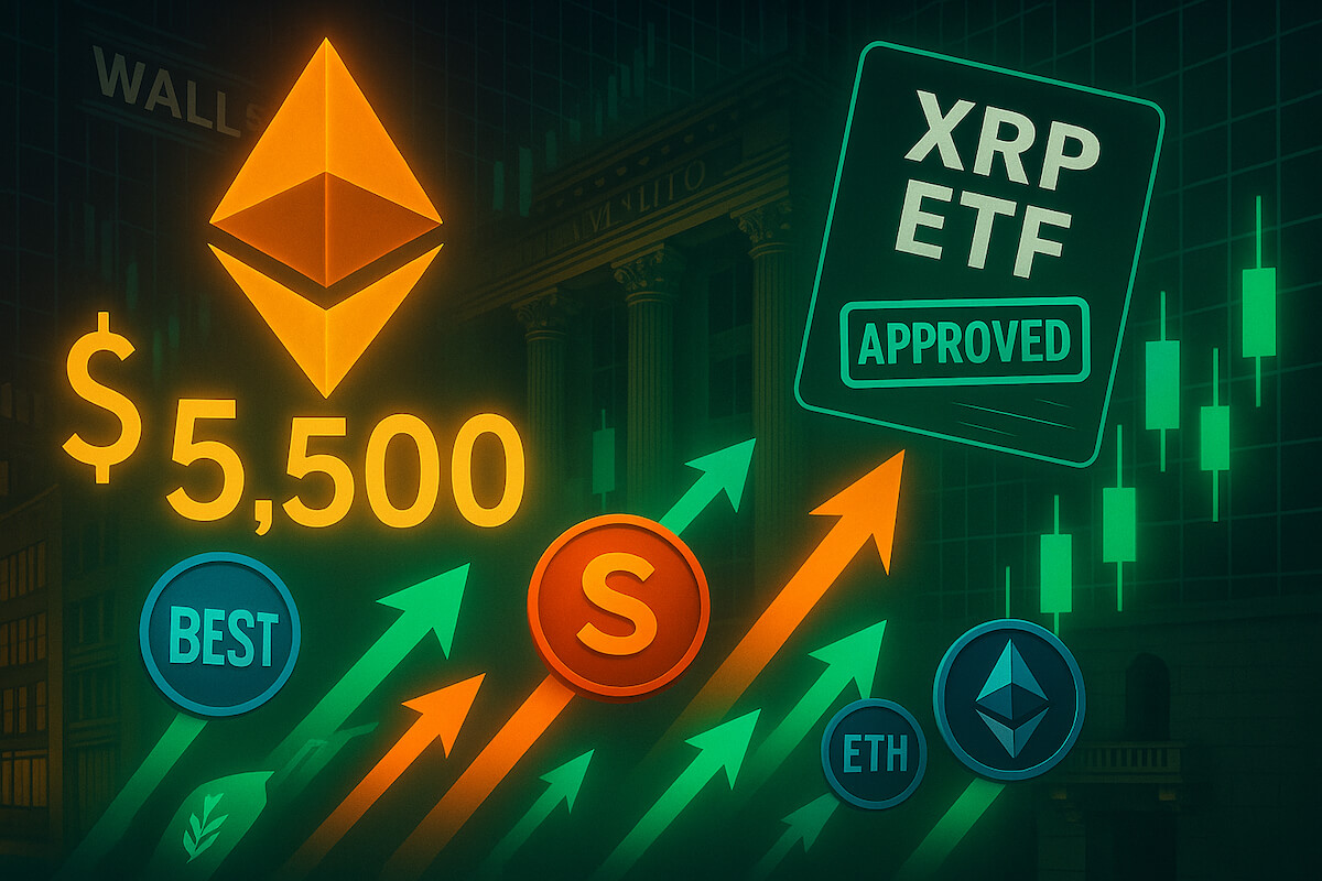 Best Crypto To Invest In As Ethereum Eyes $5.5K Ahead Of $XRP ETF Launch