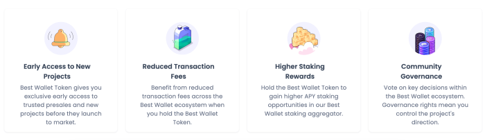 best wallet token benefits.