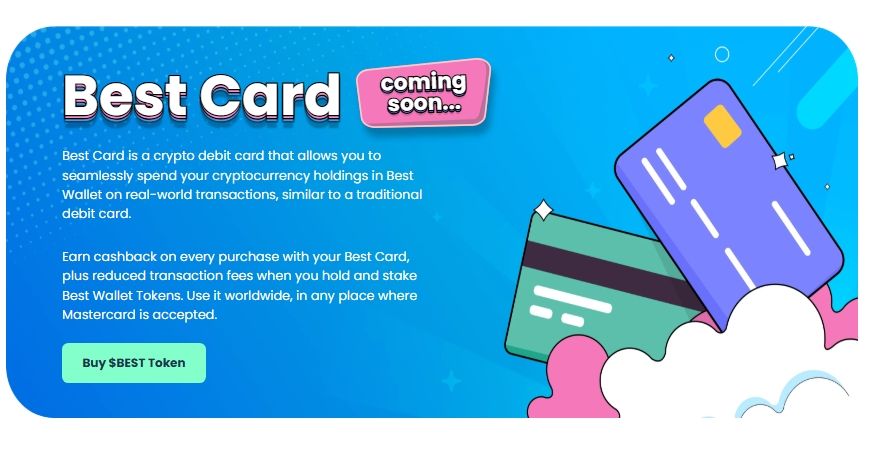 Best Card - an upcoming feature of Best Wallet.