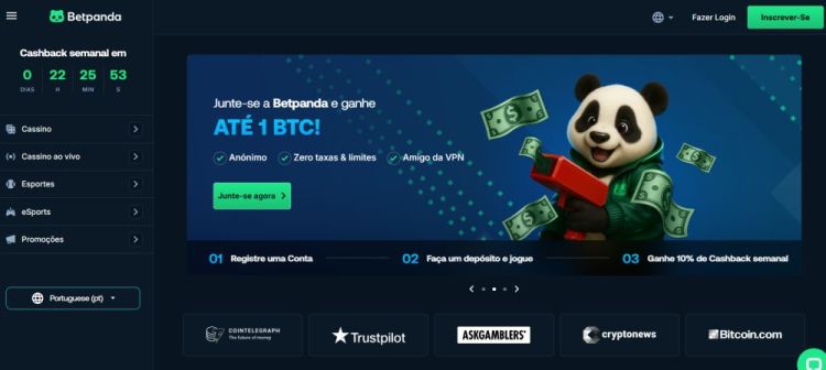BetPanda é o casino online estrangeiro numero 1