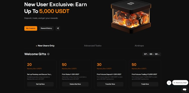blofin crypto exchange met bonussen