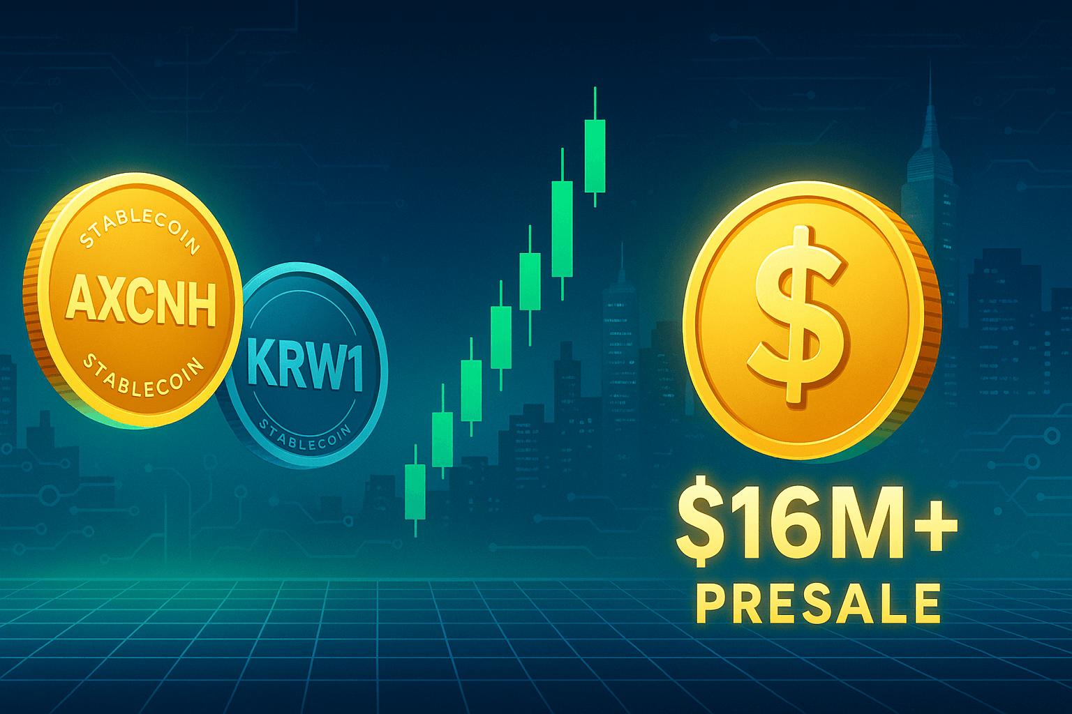 AxCNH and KRW1 Stablecoins Launch in Asia as $BEST Token Soars Past $16M on Presale