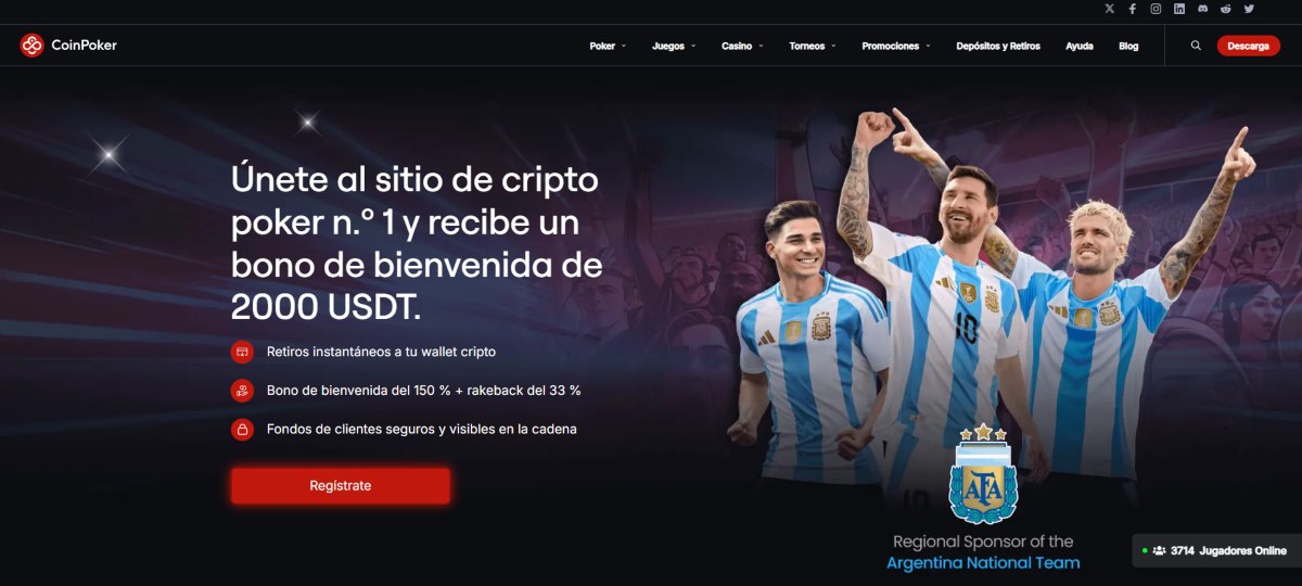 CoinPoker es una de las mejores opciones para jugar online con criptomonedas