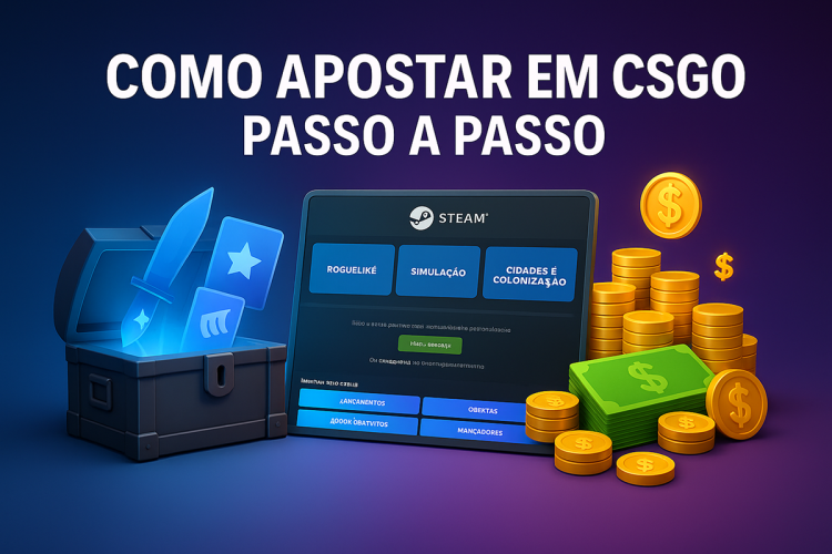 Instruções de como apostar no CSGO