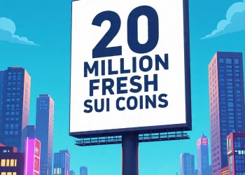 20 Million New SUI Tokens Push Treasury To New High – Details