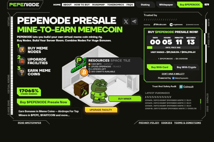 pepenode presale κρυπτονομίσματα