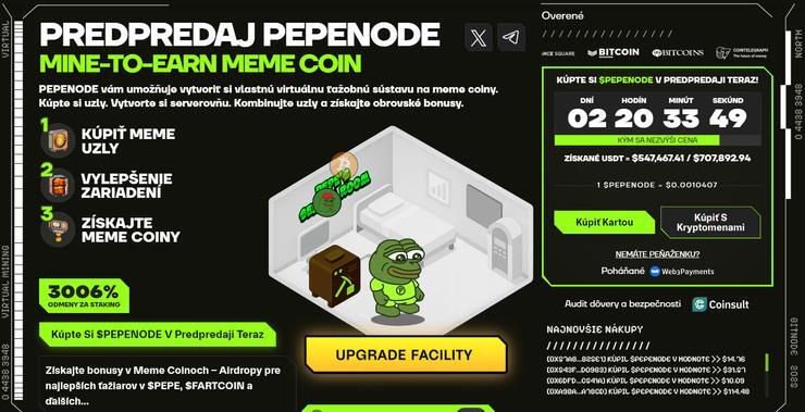 pepenode najlepšie kryptomeny na investovanie