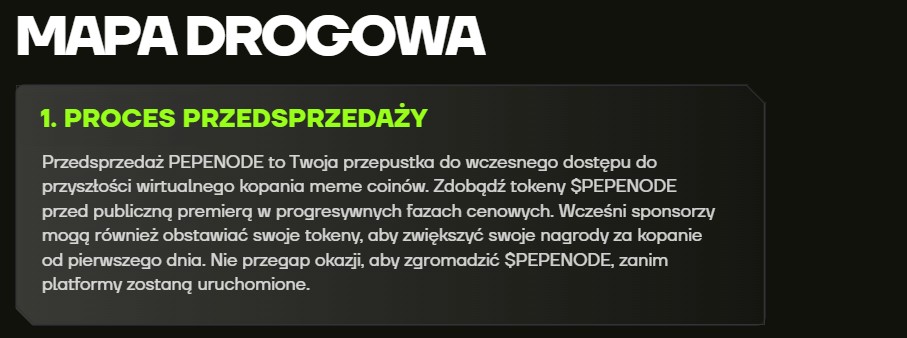 Przedsprzedaż PEPENODE