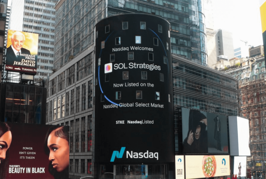 First Solana Treasury Nasdaq Listing Just Sent Shockwaves—STKE Debut Fuels Snorter’s $3.82M Presale Frenzy