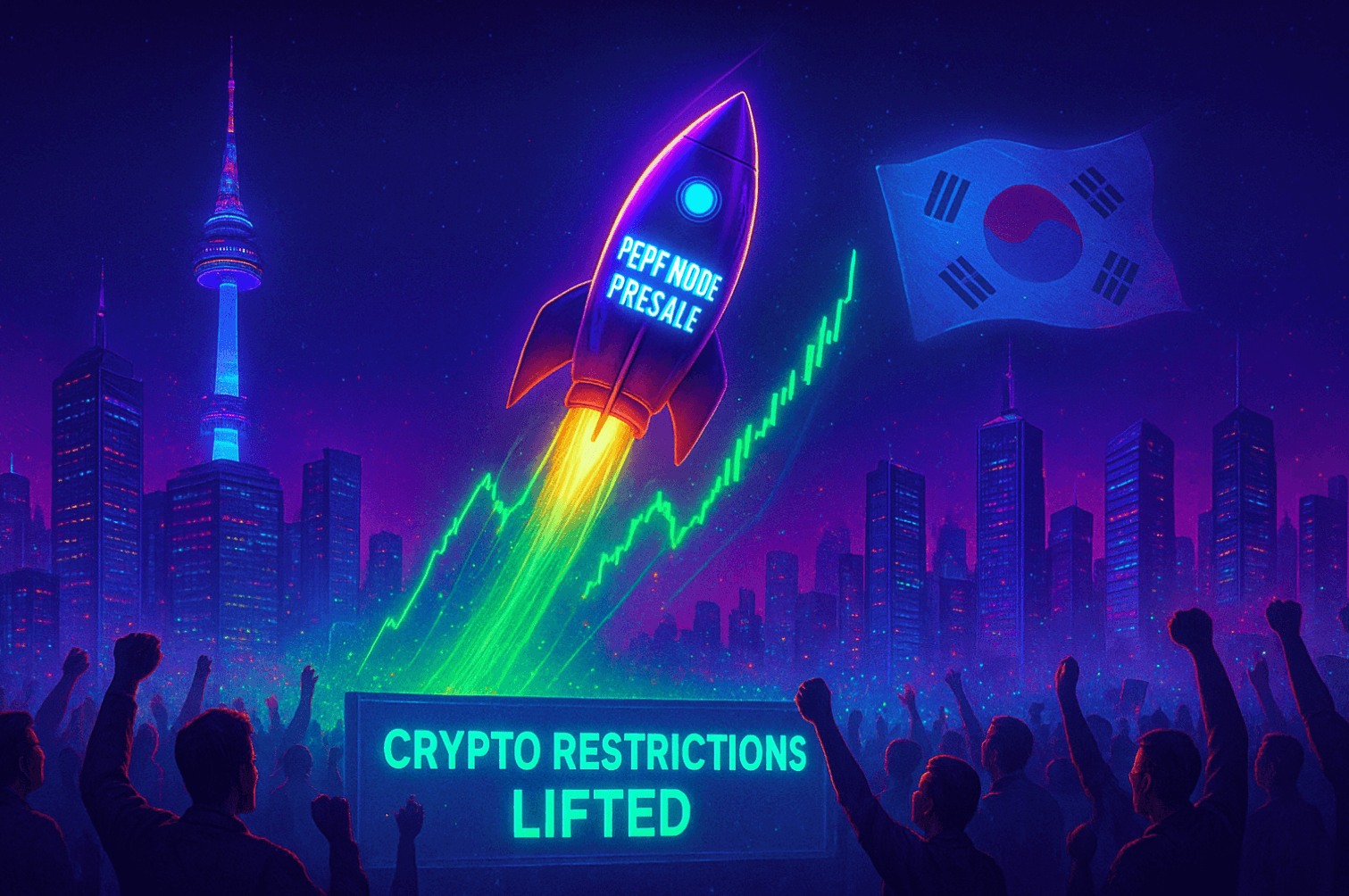 South Korea Lifted Crypto Restrictions for Venture Companies, Hyping Up Pepenode’s Presale