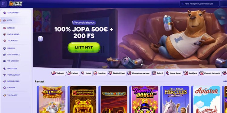 spinabara casino on uusi kasino