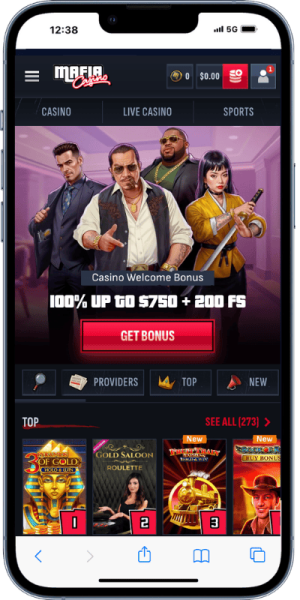 Mafia casino is one of the best PayID casinos in Australia with generous welcome bonus