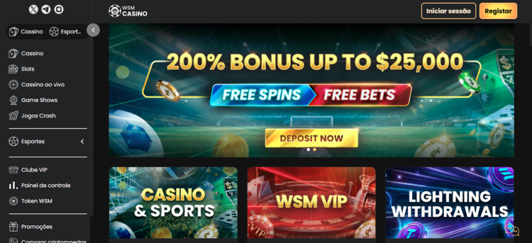 WSM Casino Site para apostas MMA