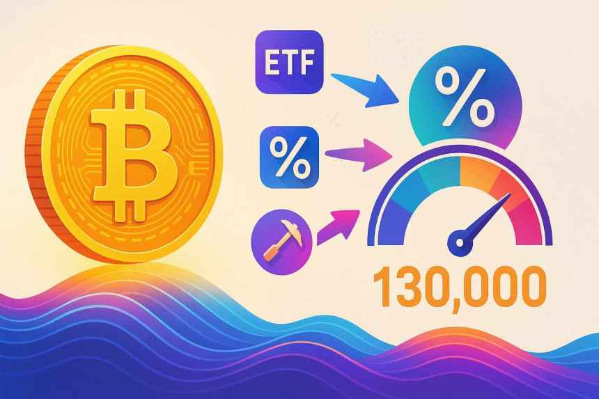 Bitcoin : 3 facteurs annoncent un bull run vers 130 000 $ — repères techniques et macro