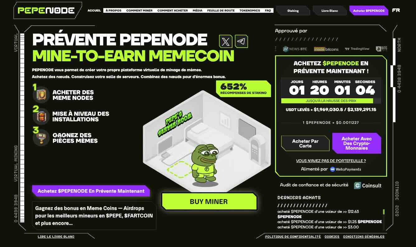 Acheter PepeNode