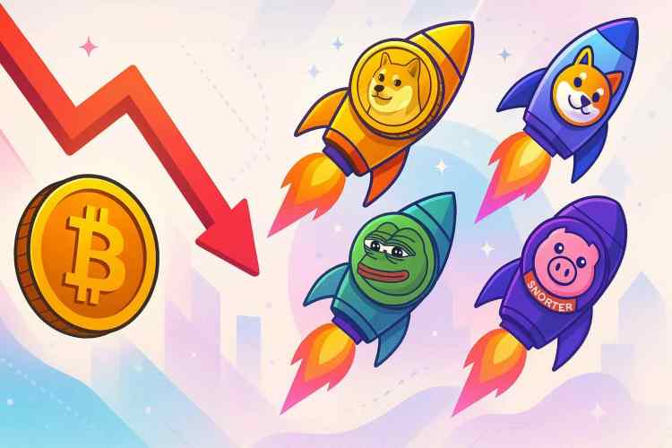 Dump de Bitcoin : les memecoins explosifs à surveiller — watchlist et catalyseurs clés