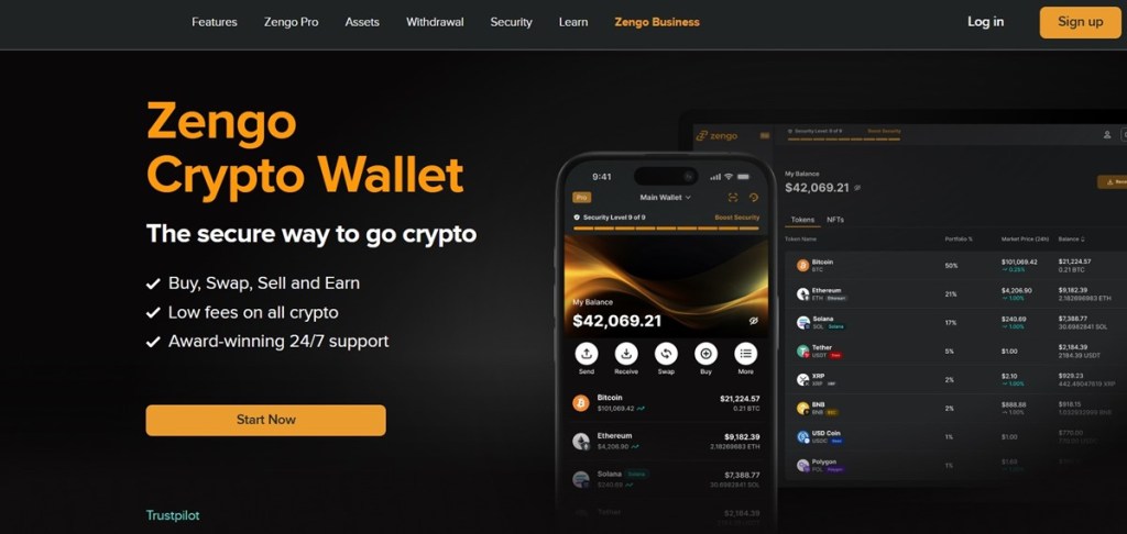 Zengo Wallet – biometrija ir paprastas naudojimas