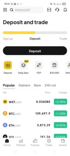 4. Set a Password and Log In