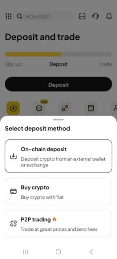 5. Make Your First Deposit