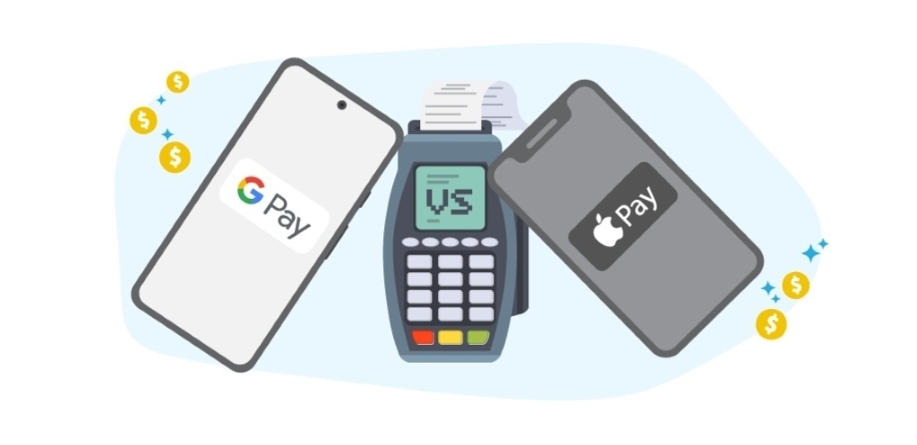 Apple Pay arba Google Pay