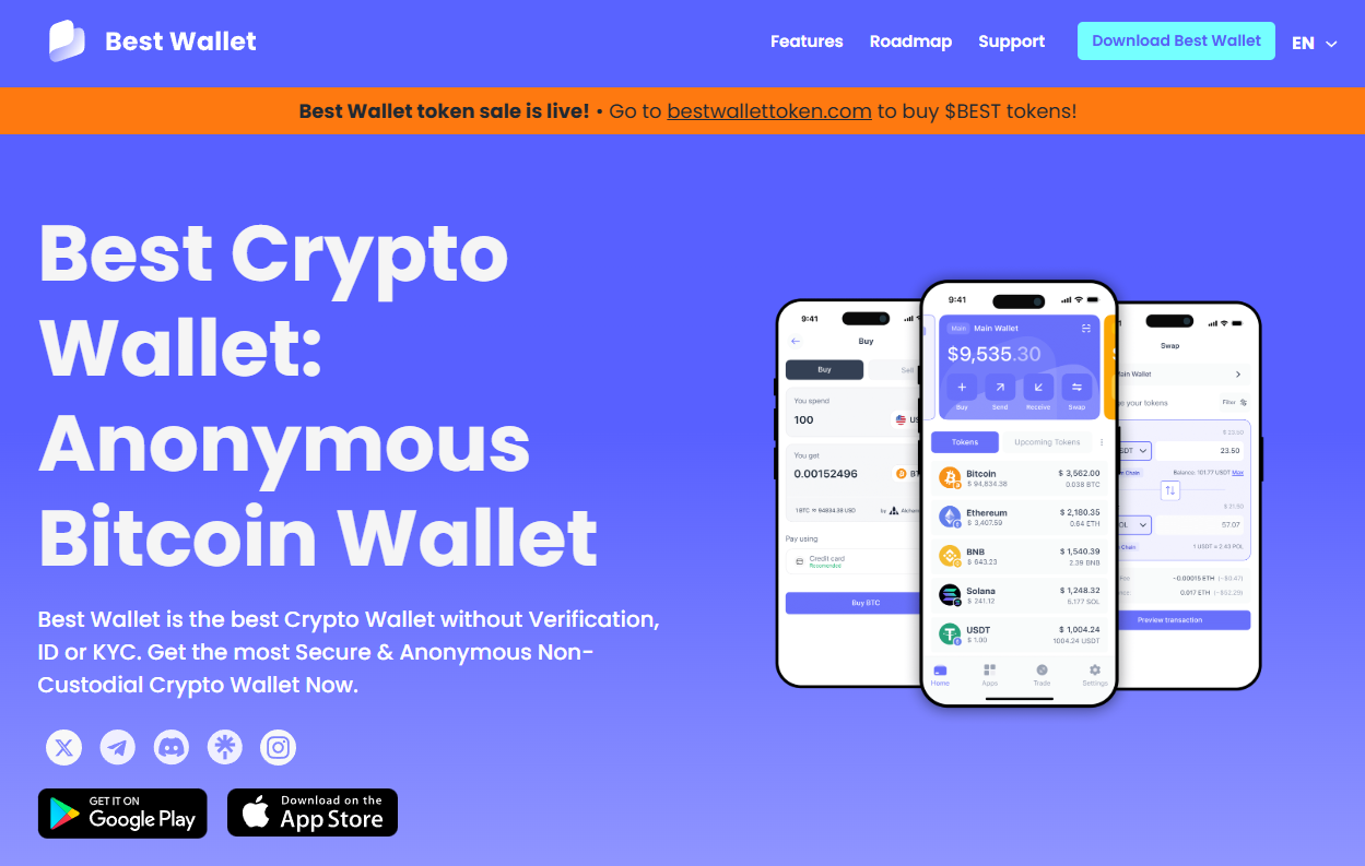 1. Vytvoření účtu na platformě Best Wallet