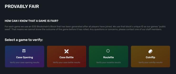 Bezpečnosť SkinsLuck CS2 skins