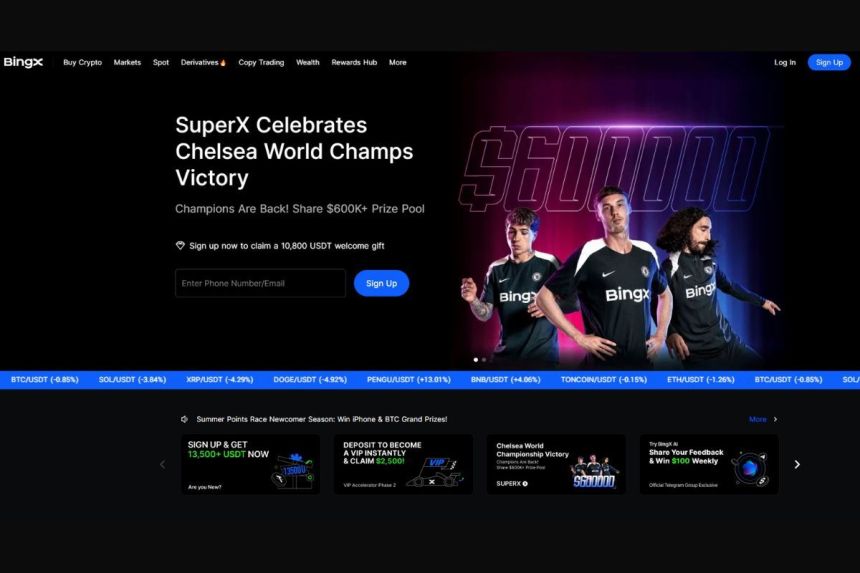 BingX ανταλλακτήρια κρυπτονομισμάτων για altcoins