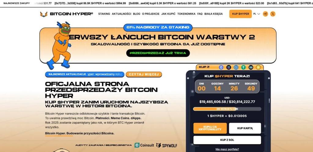 Bitcoin Hyper Rewolucja w świecie blockchain dzięki szybkości i skalowalności