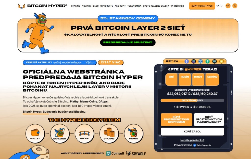 Bitcoin Hyper – Bitcoinová Layer-2 sieť na Solana Virtual Machine