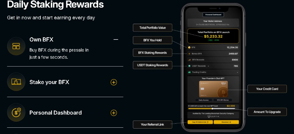 Tokenomika BlockchainFX