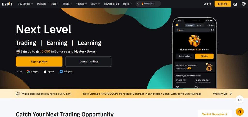 Bybit – alternativă pentru traderi activi