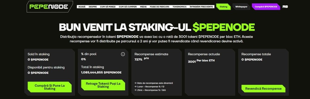 Cumpărătorii din presale pot face staking anticipat înainte de lansarea jocului